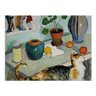 Poster Macke - Le fantôme dans les couloirs de la maison