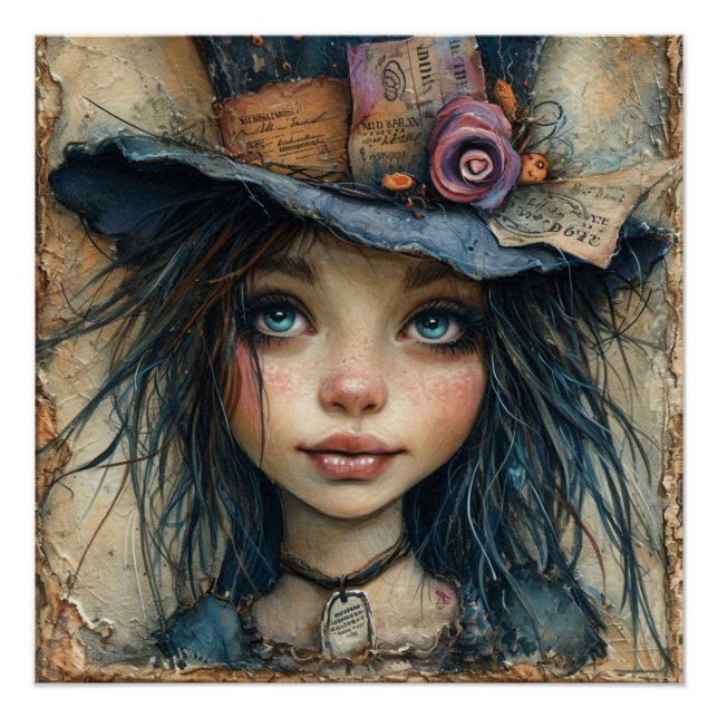 Poster Mad Hatter : Curieux Capteurs De Couture (Devant)