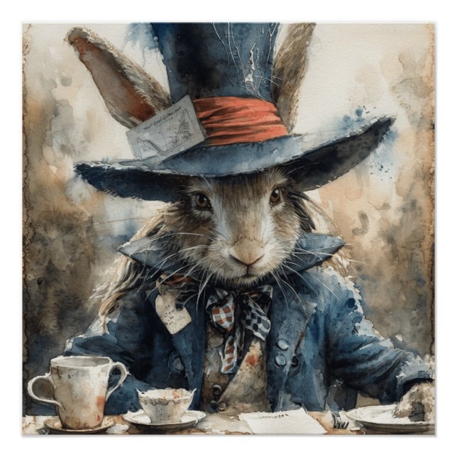 Poster Mad Hatter : Enchantement excentrique (Devant)