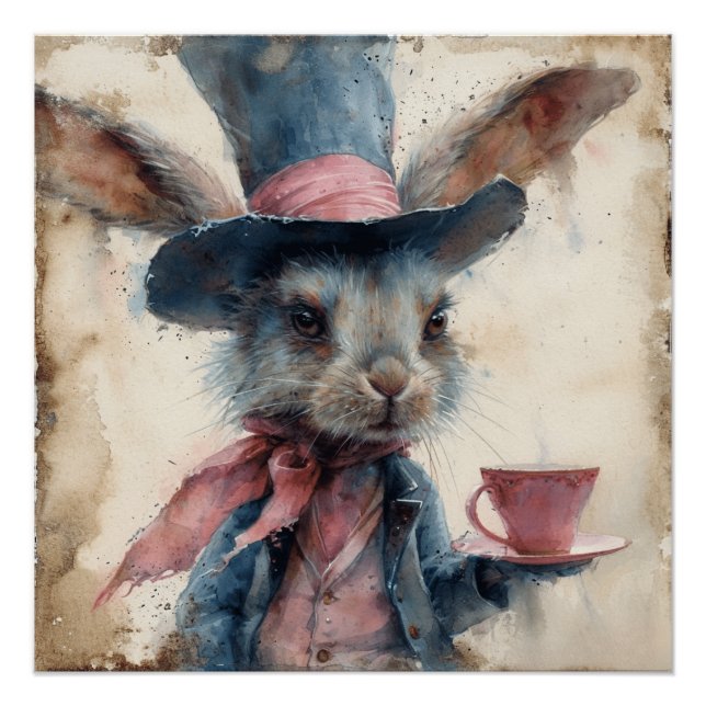 Poster Mad Hatter : Tendances Teatime (Devant)