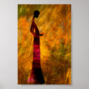 Poster Madame dans le noir