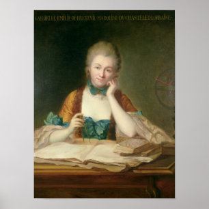 Poster Madame de Chatelet-Lomont