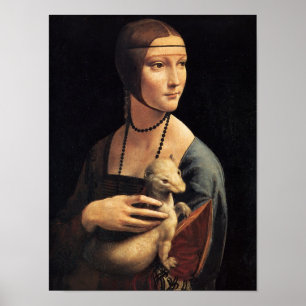 Poster Madame et hermine