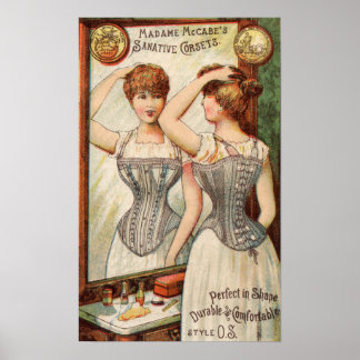Poster Madame McCabes Corsets