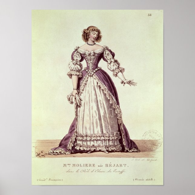 Poster Madame Moliere, née Armande Bejart (Devant)