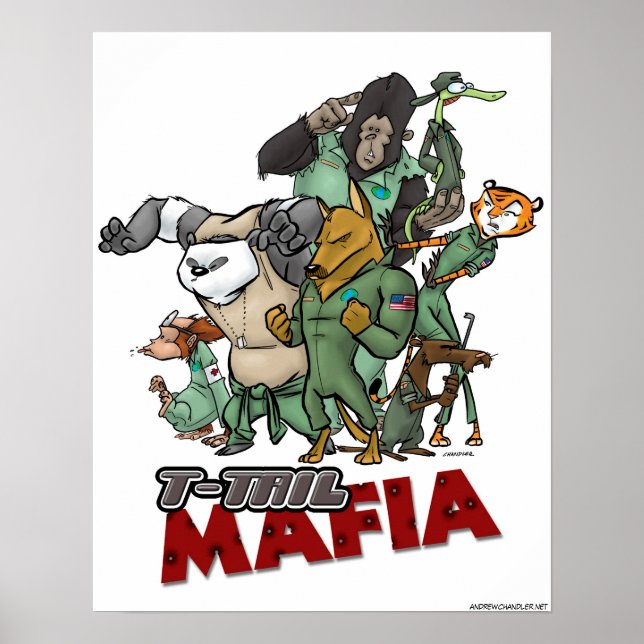 Poster Mafia de T-Tail (Devant)