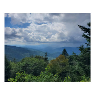Poster Maggie Valley Blue Ridge Parkway Caroline du Nord