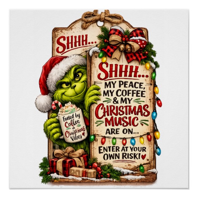 Poster Magie de Noël (Devant)