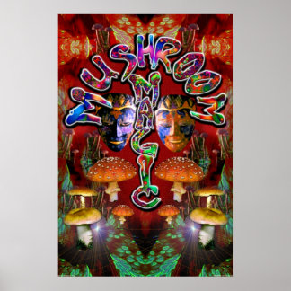 Poster Magie des champignons
