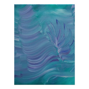 Poster Magie sous-marine, Art abstrait coloré unique