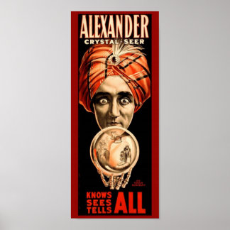 Poster magique Alexander Crystal Seer