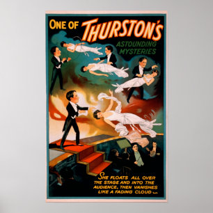 Poster magique des mystères étonnants de Thurston