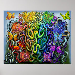 Poster magique Rainbow Pixies