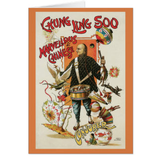 Poster magique vintage, Magicien Chung Ling Soo