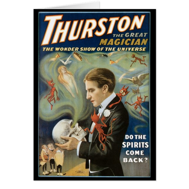 Poster Magique vintage, Thurston, Le Grand Magicie (Devant)