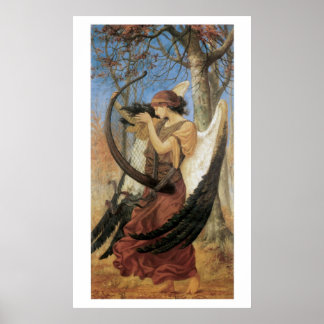 Poster Magnifique Mermaid D'Art Victorien Imprimé