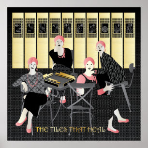 Poster Mah Jongg Les Carreaux Qui Guérissent