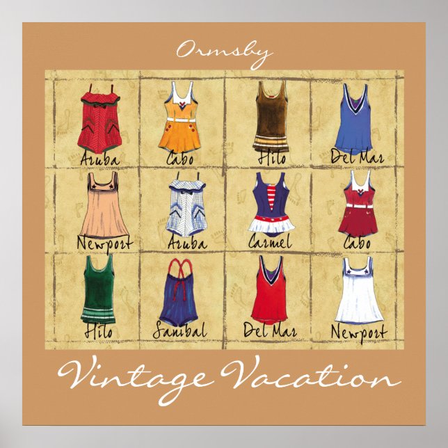 Poster maillot de bain (Devant)