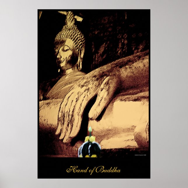 Poster Main du Bouddha (Devant)