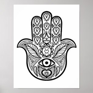 Poster Main Hamsa 2 inspirée