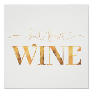 Poster Mais Premier Win Faux Gold Foil