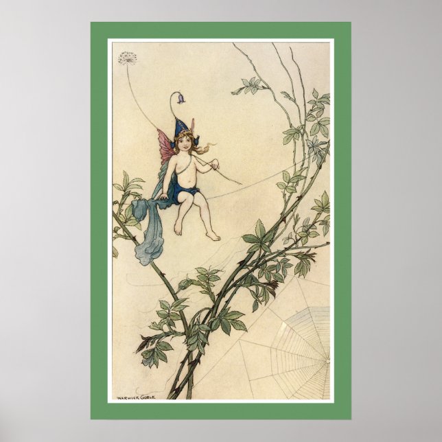 Poster Mais Puck était assis sur un fil d'araignée (Devant)