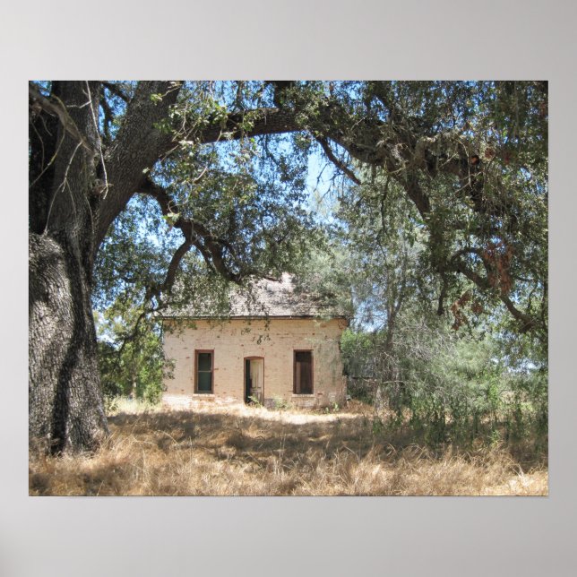 Poster : Maison abandonnée sur 46 W à Paso Robles (Devant)