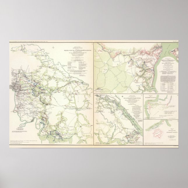 Poster Maison BlancheAtterrissage de Harrison (Devant)