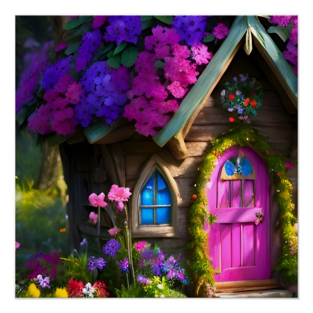 Poster Maison de fée (Devant)