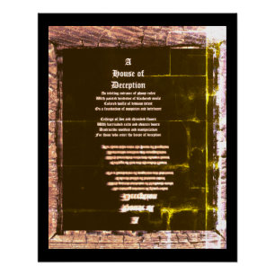 Poster Maison de la tromperie