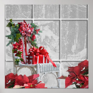 Poster Maison de Noël
