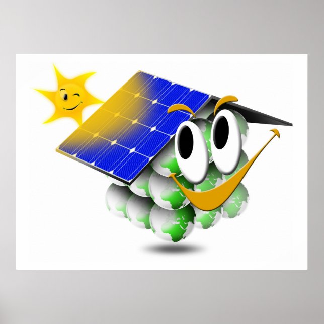 Poster Maison écologique (Devant)