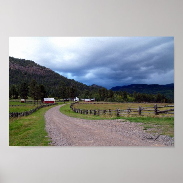 Poster Maison en Colorado USA Canvas Imprimer (Devant)