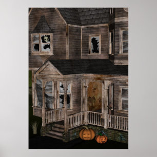 Poster Maison haunted
