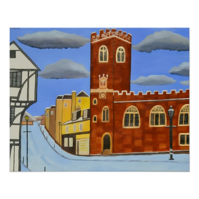 Poster Maison Tudor Angleterre (Devant)