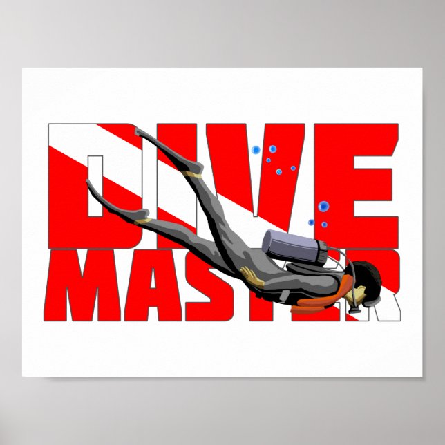 Poster Maître de plongée (Devant)