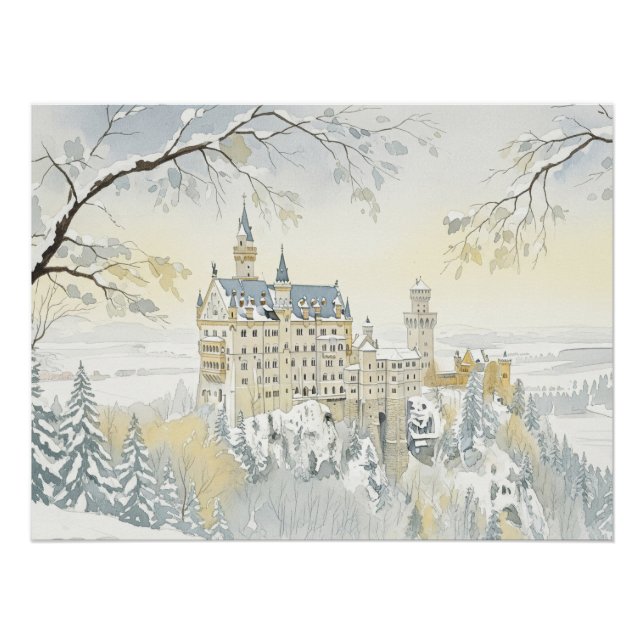 Poster Majesté d'hiver : Le château enchanté (Devant)