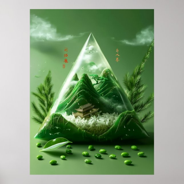 Poster Majestic Mountain Landcape (Devant)