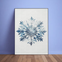 Poster Majestic Snowflake