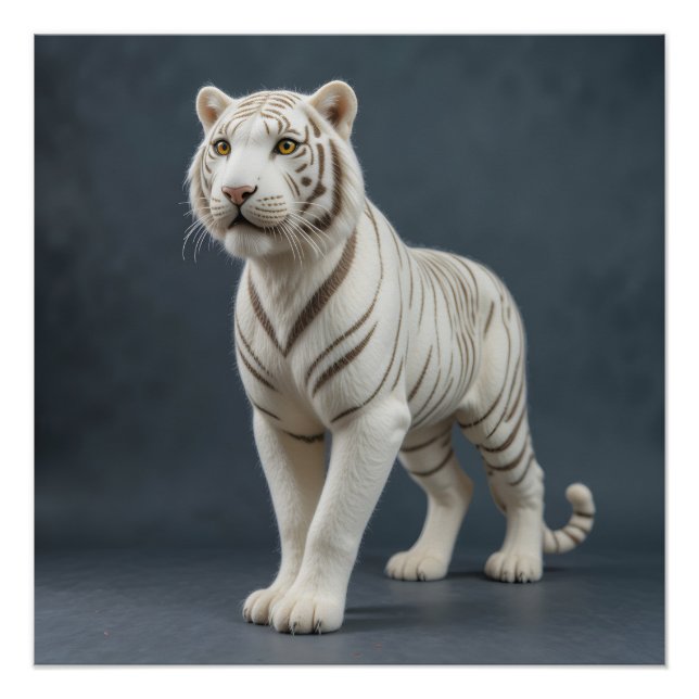 Poster Majestic White Tiger (Devant)