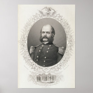 Poster Major Ambrose Everett Burnside