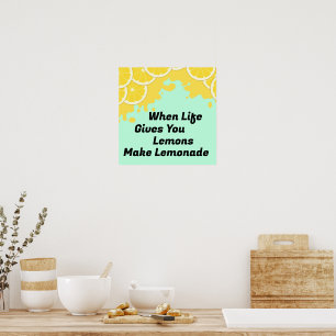 Poster Make Lemonade