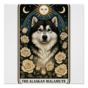Poster Malamute d'Alaska
