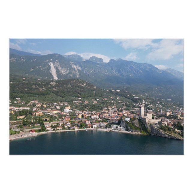 Poster Malcesine lac de Garde Italie (Devant)