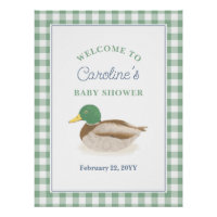 Mallard Canard Canard Pays Baby shower de chasse