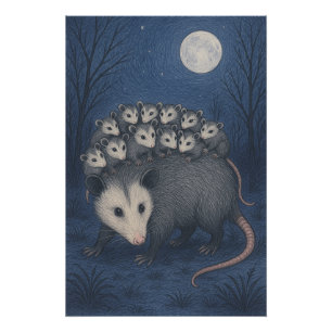 Poster Mama Opossum