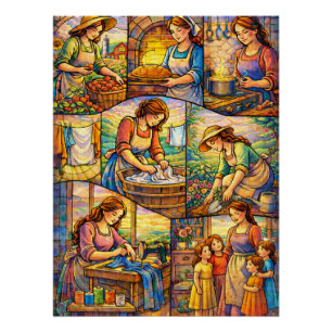 Poster Maman à travers les saisons de la vie