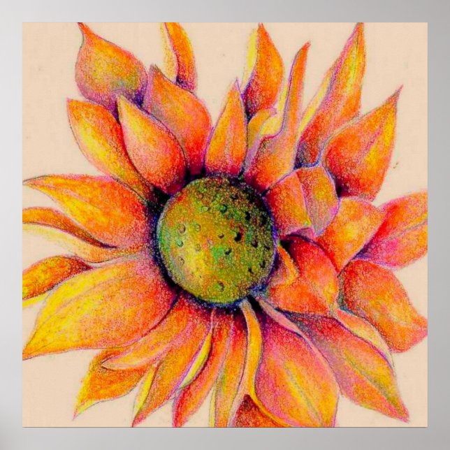 Poster Maman orange géante (Devant)