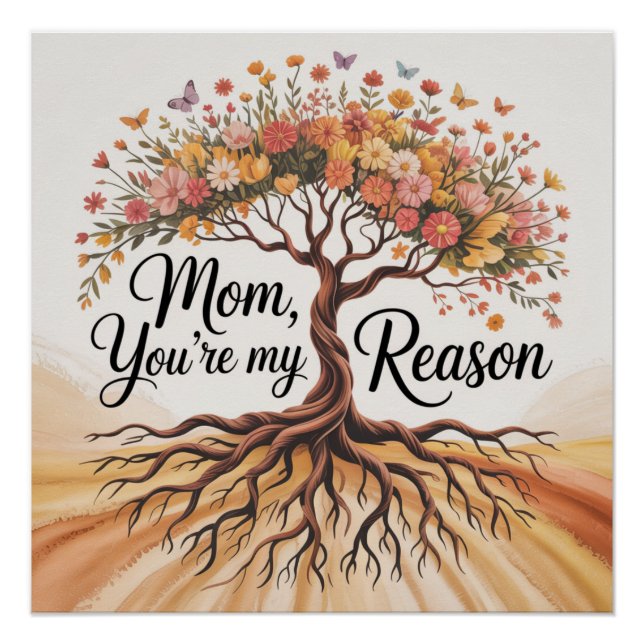 Poster Maman, tu es ma raison (Devant)