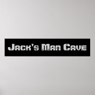 Poster Man Cave Banner